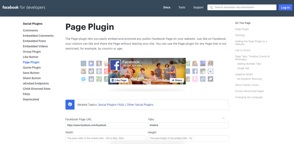 Facebook plugin