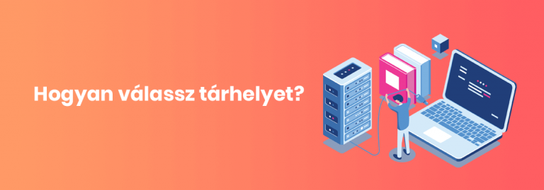 tárhely választás
