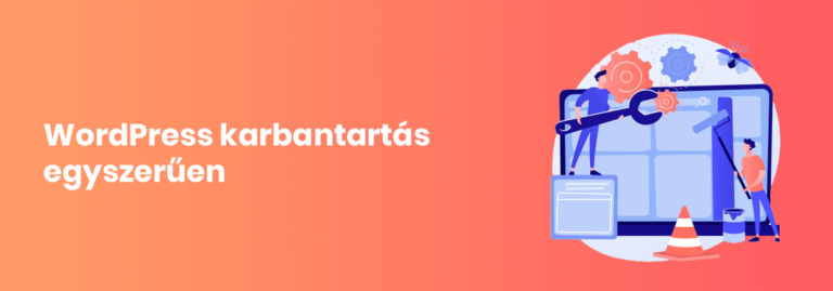 WordPress karbantartás