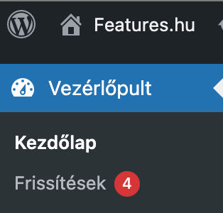 Értesítés új verzióról